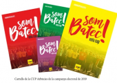 Cartells de la CUP Arbúcies de la campanya electoral de 2019
